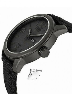 ساعت سیتیزن بند برزنتی مشکی