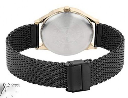 ساعت سیتیزن اکودرایو مردانه بند حصیری مشکی رزگلد