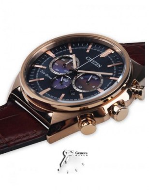 سیتیزن اکودرایو کرنو چرمی قهوه ای