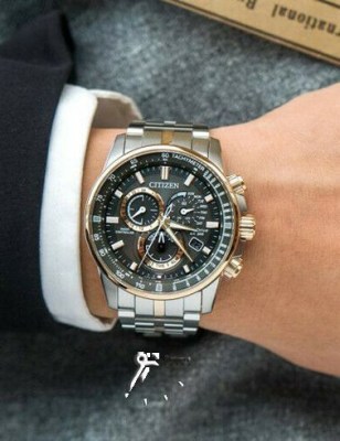 سیتیزن رادیو کنترل دو رنگ رزگلد