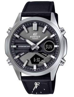 ساعت بند چرم مردانه کاسیو