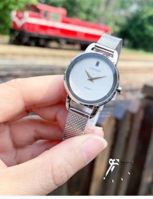 سیتی زن زنانه کوارتز بند حصیری