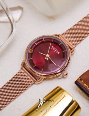 ساعت جولیوس بند حصیری زنانه