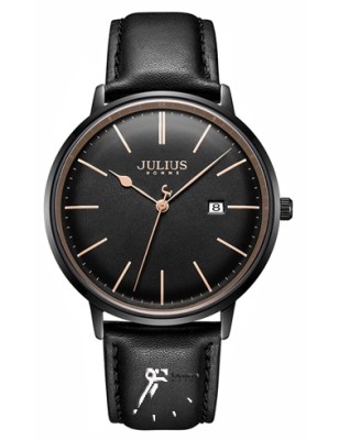 ساعت مچی بند چرمی مردانه جولیوس