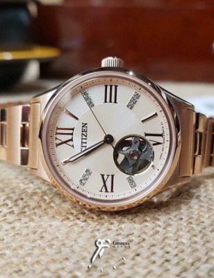 سیتیزن زنانه اتوماتیک رزگلد
