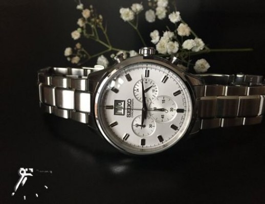 سیکو مردانه فلزی کرنو صفحه سفید اصل ژاپن