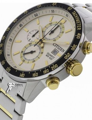 سیتی زن کرنوگراف دو رنگ طلایی